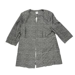 Cabi Women's The Times Jacket Black White size Large L